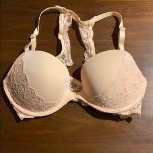(3/$25) Light pink push up lace bralette